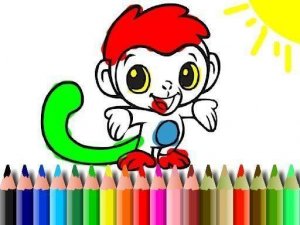 Colorful Primate Art Studio