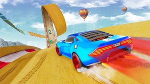 Ramp Jump Challenge: 3D Driving