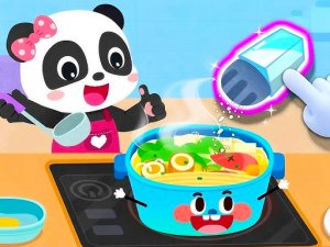 Baby Panda Magic Kitchen Cooking Game Online