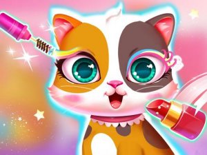 Princess Pet Castle Christmas Dress Up Game
