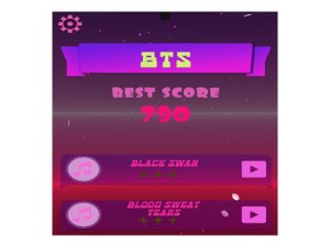 BTS Ball Rhythm Game
