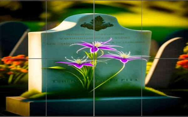 Cemeteries Slide Puzzle Online Game