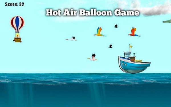 Hot Air Balloon Adventure: Ocean Flight Online Game