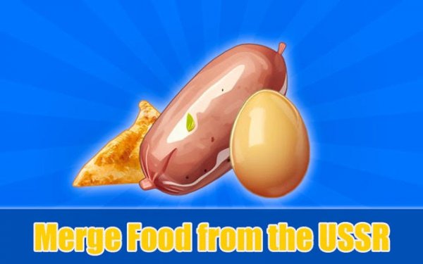 Merge Food from the USSR - Puzzle Game Online