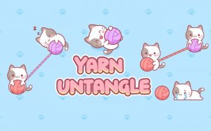 Kitten Yarn Untangle Puzzle