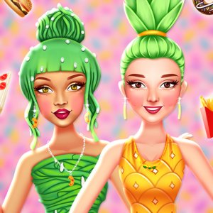 Celebrity Foodie Style Dress Up Game